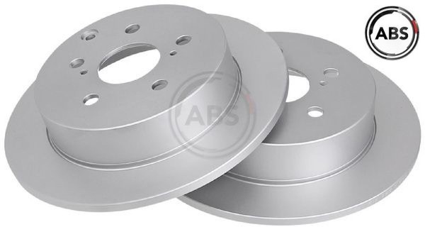 2X Bremsscheibe A.B.S. 17609 2 Bremsscheiben Hinterachse Hinten FüR Toyota-image