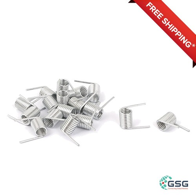 #ad ZINC PLATED TORSION SPRING SET 17 PIECES C $14.50