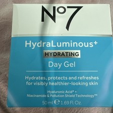No7 HydraLuminous Hydrating Day Gel 50mL 1.69 oz Fragrance Free New in Box