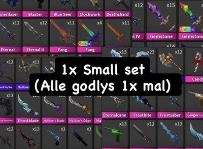 1x Small Set || ALLE LOW TIER GODLYS 1X    || MM2 ROBLOX