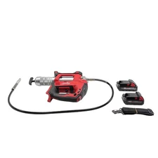 Milwaukee 2646-20 M18 18V Cordless Grease Gun/3Ah Battery/1.5Ah Battery Kit