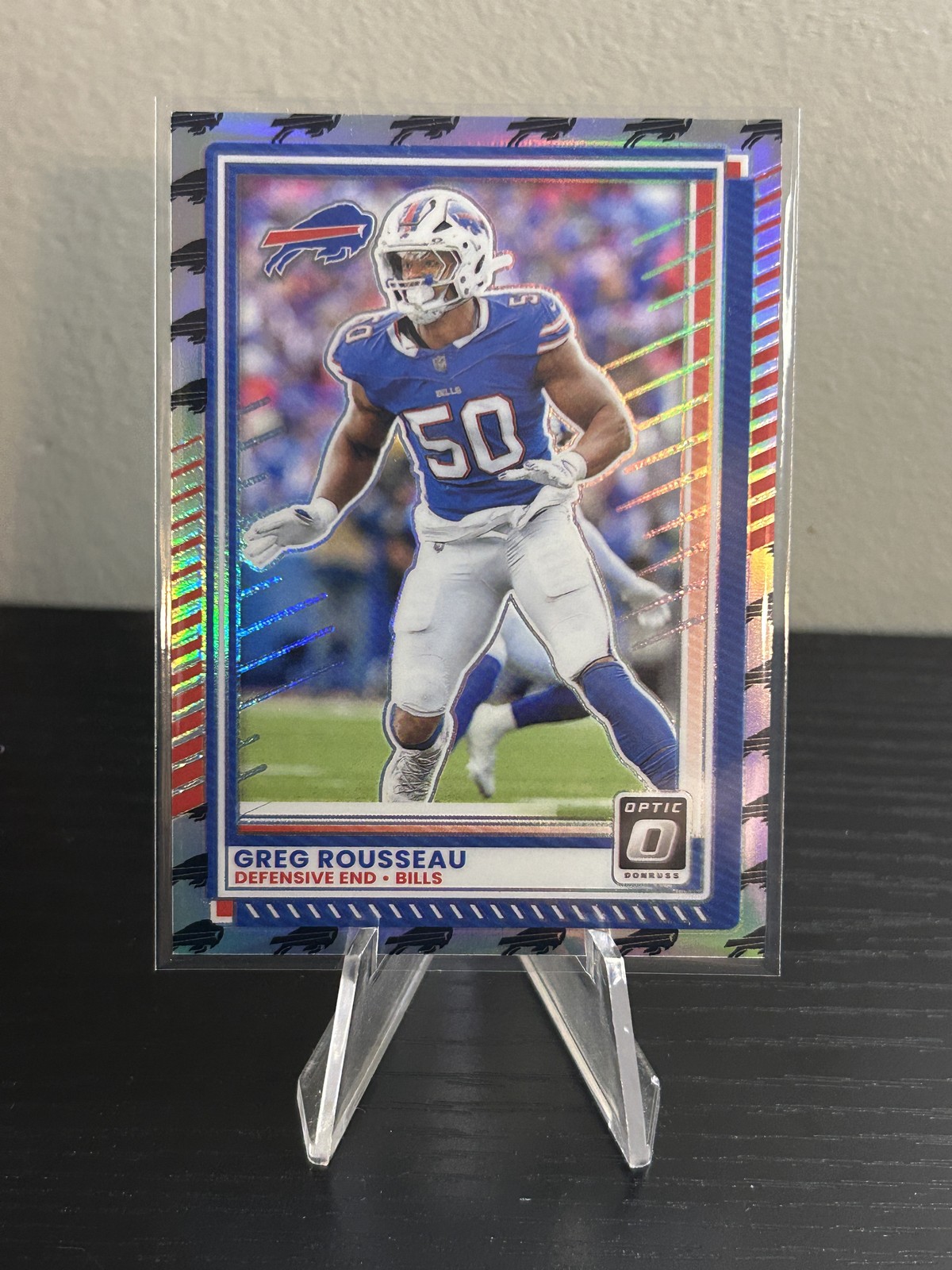 2025 Donruss Optic #88 Greg Rousseau Team Logo #/32