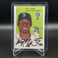2020 Topps Gallery Heritage Kyle Lewis #HT-31 Rookie Card RC Mariners. rookie card picture