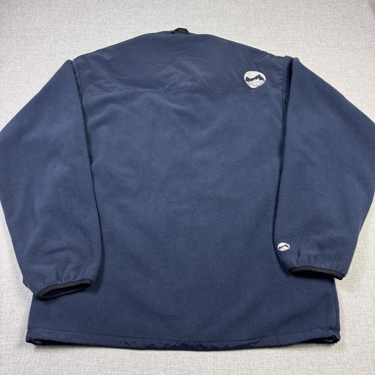 Quark Expeditions Jacket Mens 2XL Blue Fleece Windbreaker Lined