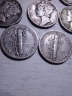 12 SILVER MERCURY DIMES IN VF+/EF CONDITION W/STRONG DETAILS MIXED DATES 1939-45 — photo 7