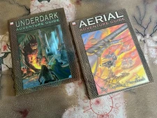 Goodman Games d20 System rpg lot UNDERDARK Aerial Adventure Guide Sky Captain HC