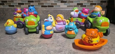 Playskool Weebles Wobble Lot Of  11 Figures & 5 Vehicles Hasbro 