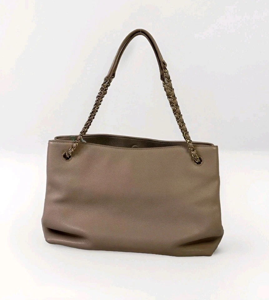 Bolso de Mano/Bolso de Hombro Tory Burch Britten Triple Compartimento de Cuero Rosa Concha Foto 4 de 4