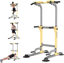 Pull up Dip Station for Home Gym Strength Training Fitness Workout Station Chin-