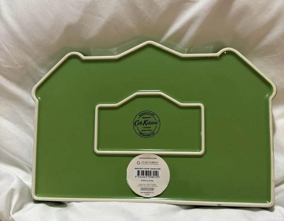 Cath Kidston Christmas Dolls House Tray-Stoneware-Spice Village Theme-NEW - Image 2 of 3