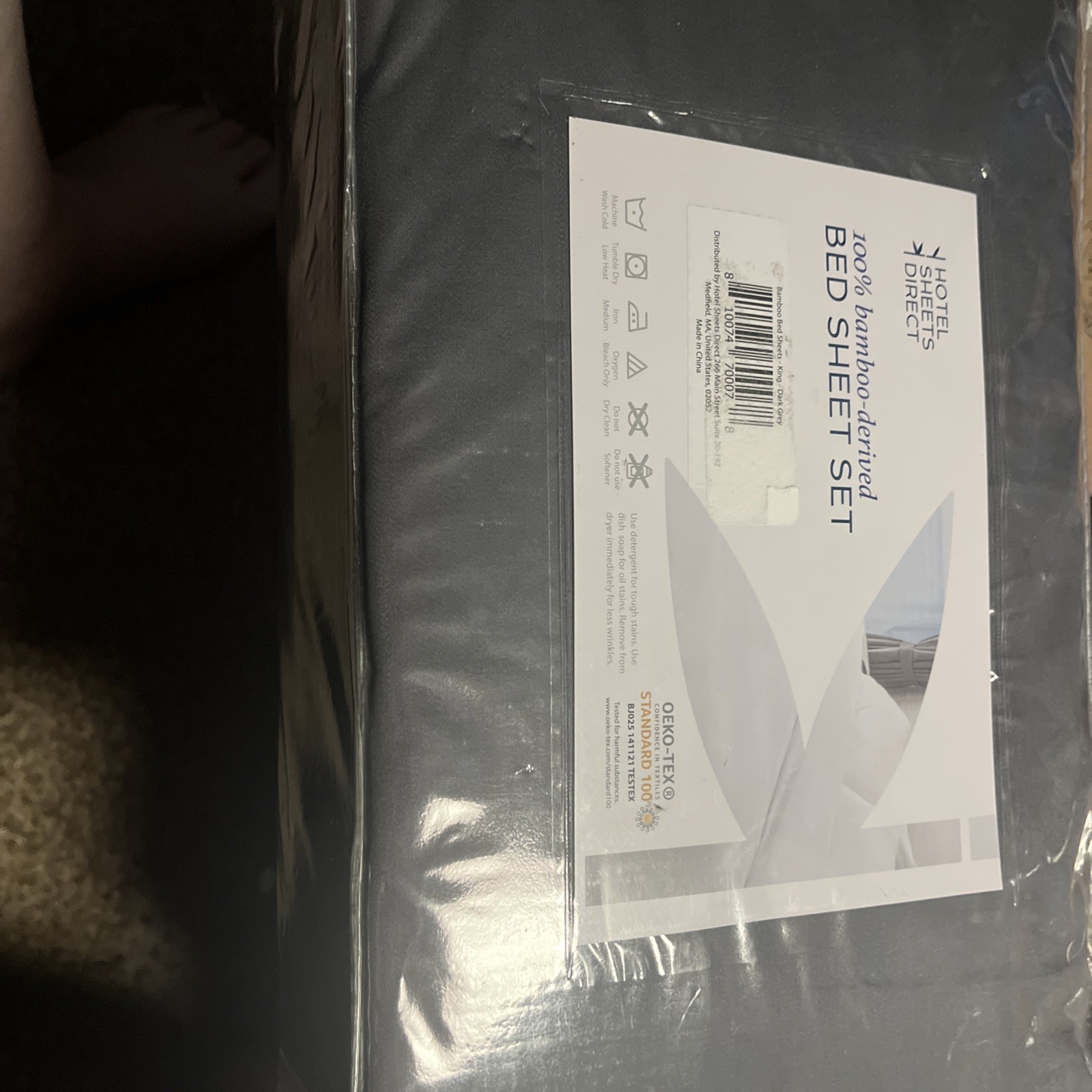 OEKO-TEX Certified King Size Bamboo Sheets - Soft Cooling Moisture-Wicking