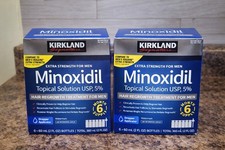 Kirkland Minoxidil 5 Extra Strength Men 6 Month Supply Hair Regrowth EXP 05/27 