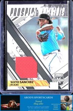 2019 Elite Extra Edition *Sixto Sanchez **Card #PM-SS** Prospect Materials Black