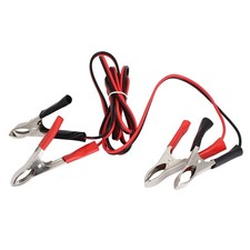 1 x Double-Ended Alligator Clip Battery Clamp Connector Insulated Test Cable