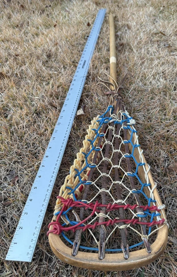 Vintage Cranbarry Wooden Lacrosse Stick  T. S. Hattersley's Viktoria 43 in - Image 3 of 4