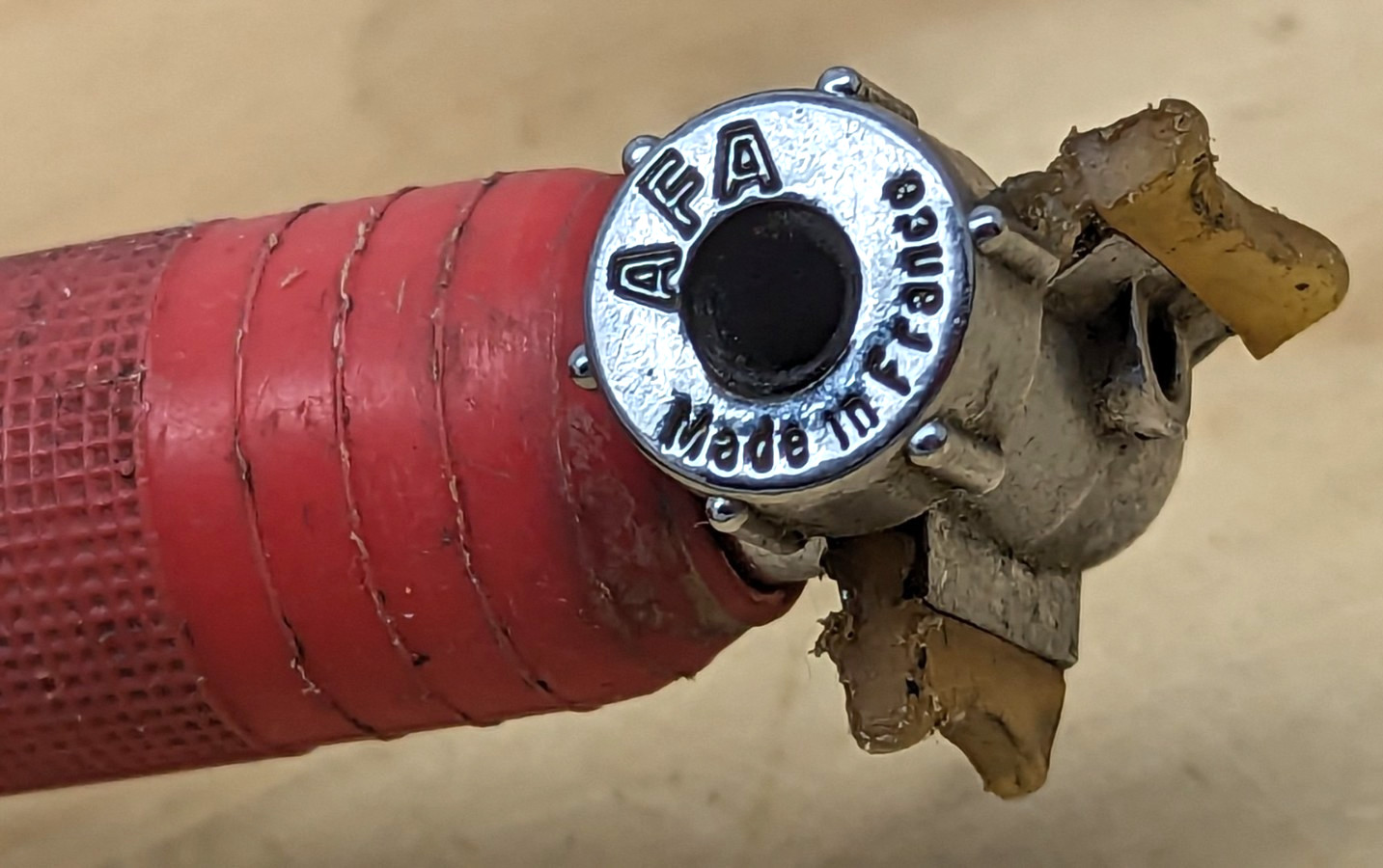 Vintage Zefal Competition Pump Bike Red Blue France Eroica HP 70s