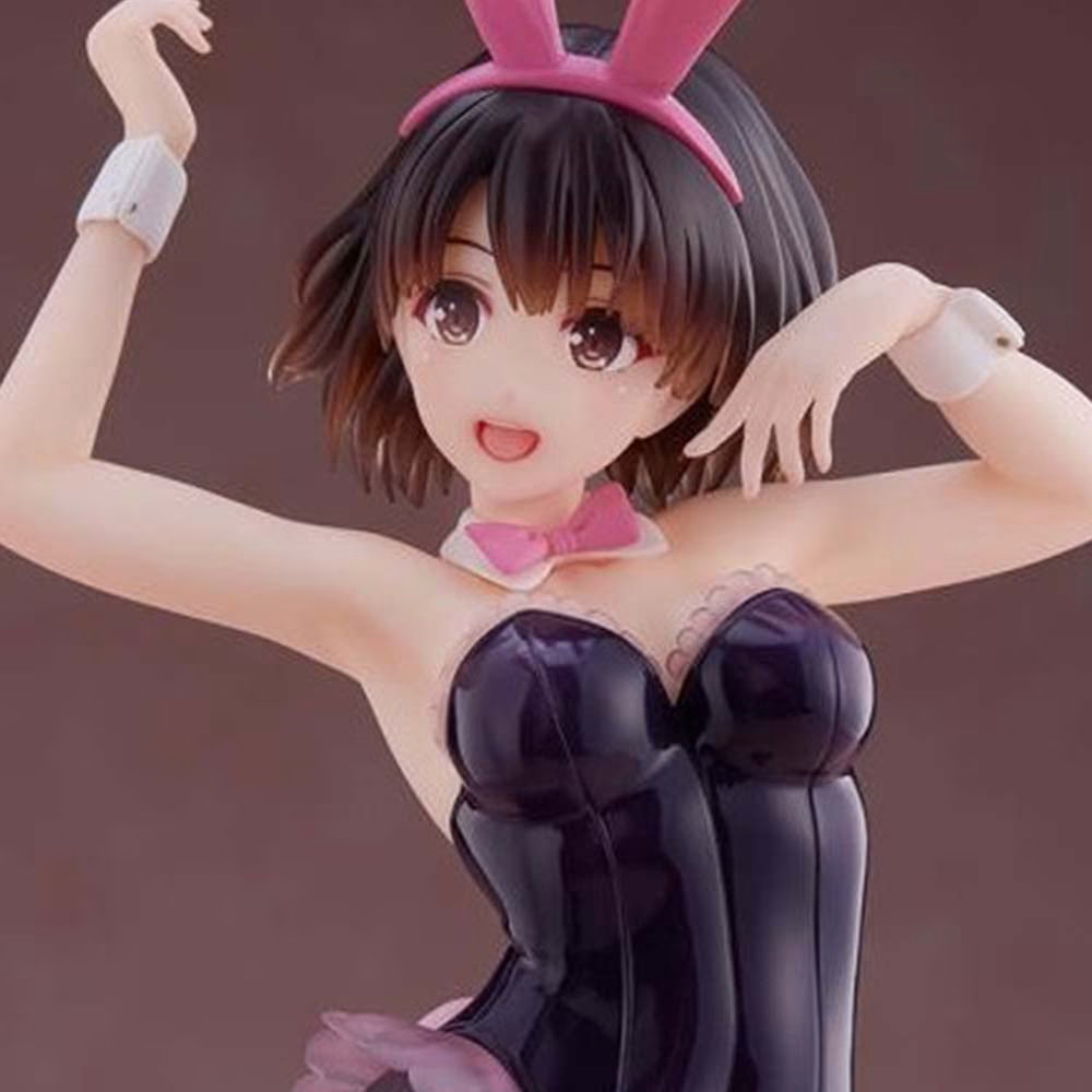Figurine Megumi Kato Bunny Ver Coreful pour collectionneur de Saenai Heroine 20cm