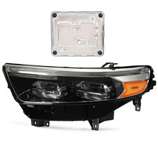 Full Led Headlight Wled Drl Modul For 2020-2024 Ford Explorer Driver Left Side