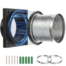 Magnetic Dryer Vent Coupling Connector Kit, Quick Connection and Disconnectio...