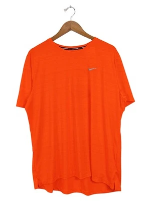 Nike T-Shirt de Sport Homme Orange Imprimé Logo (INT XL, EU 52) - Photo 1/4