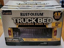 Rust-oleum Truck Bed Liner Kit Professional Grade 2 Part Epoxy Black 1 Gallon Rust-oleum Truck Bed Liner Kit Professional Grade 2 Part Epoxy Black 1 Gallon