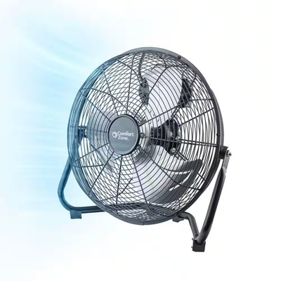14 In. 3-Speed Floor Fan with 180-Degree Adjustable Tilt