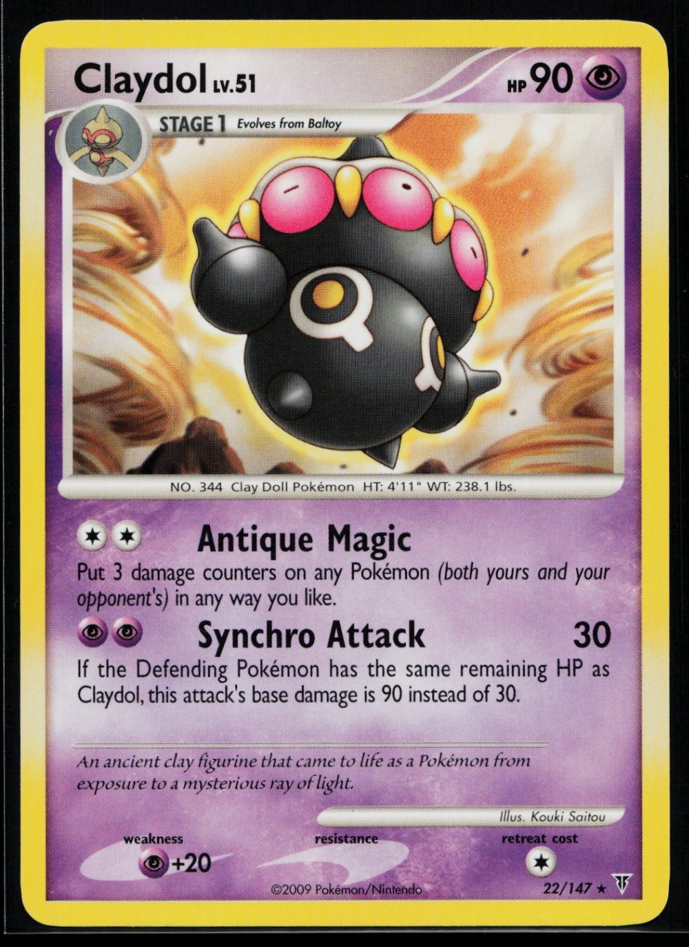 Claydol Rare Supreme Victors 22 NM 325
