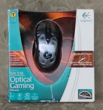 2009 LOGITECH MX518 OPTICAL GAMING MOUSE 1800 DPI FIRST RELEASE NEW SEALED