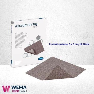 Atrauman Ag Salbenkompressen, steril 5x5 cm 10 Stk. PZN 02813842
