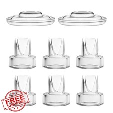 PumpMom Wearable Breast Pump 6 Duckbill Valves 2 Membrane Parts