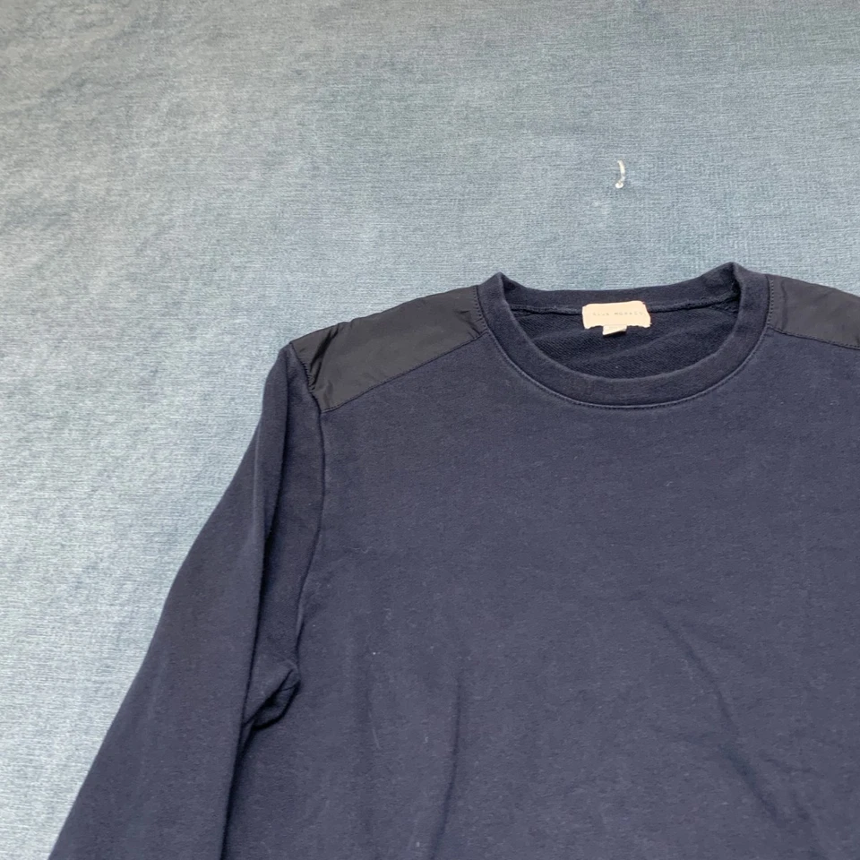 Club Monaco толстовка мужской средний темно-синий карманы ребристый кромки наплечные нашивки - Изображение 4 из 4