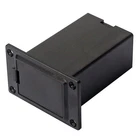 New 1pc 9V Battery Black Holder for Case Box Compartment Cover Guitar Bass Picku