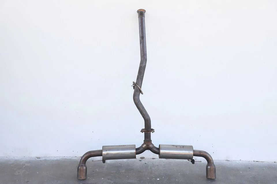 Silenciador de tubo de escape trasero Mazda RX-8 RX8 04-08, A874, OEM, 2004, 2005, 2006, 200 Foto 2 de 4