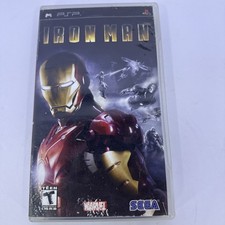Iron Man (Sony PSP, 2008) Complete With Manual