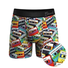 The Mixtape Cassette Tape Underwear with Ball Hammock® Pouch
