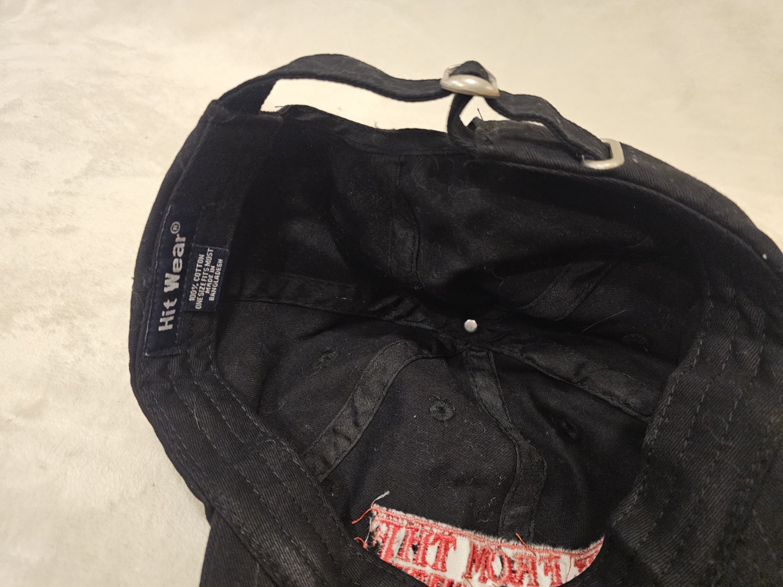 Stranger Things Black Red Adjustable Trucker Cap … - image 9