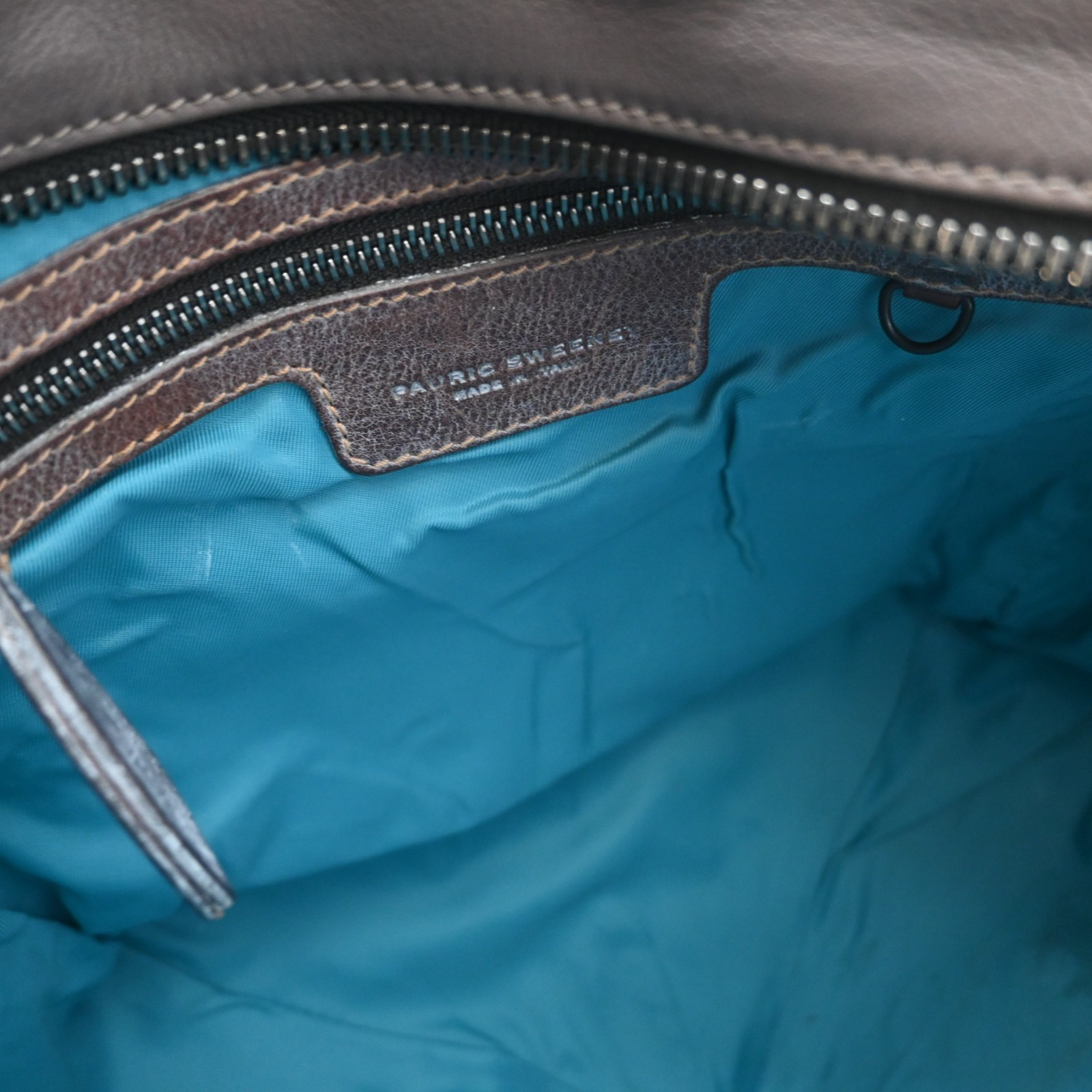 Pauric Sweeney Brown Metallic Python Leather Shou… - image 13