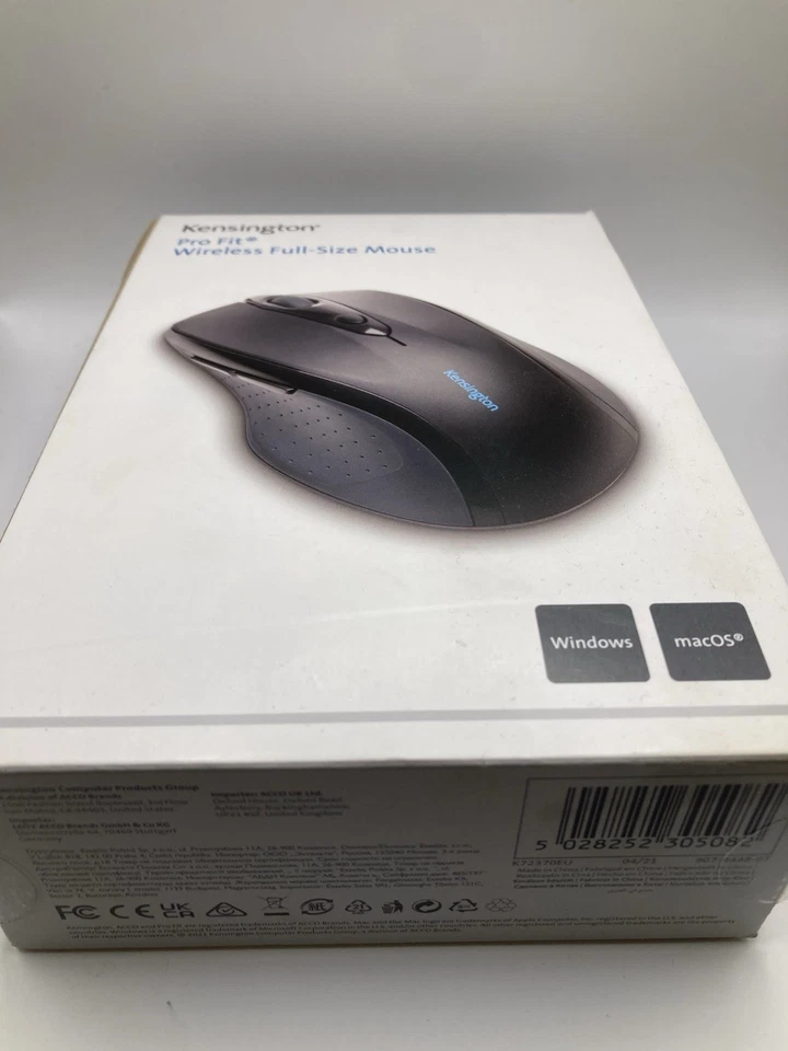 KENSINGTON - Souris Sans Fil KENSINGTON Wireless mouse full-size Pro Fit black - Photo 2/4