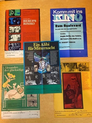 A2 Kino Plakate DDR Frankreich Poster Alain Delon JM Jarre Bardot Jaques Brel