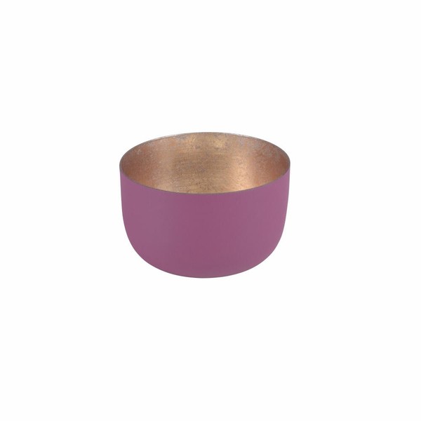 Gift Company Windlicht Madras S Teelichthalter Kerzenhalter Burgundy Gold 5 Cm-image