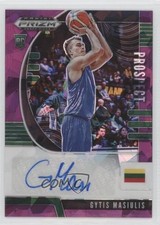 2020 Panini Prizm Draft Picks Prospect Purple Ice 47/99 Gytis Masiulis Auto 5c9