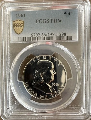 1961 Franklin Half Dollar Proof PCGS PR66