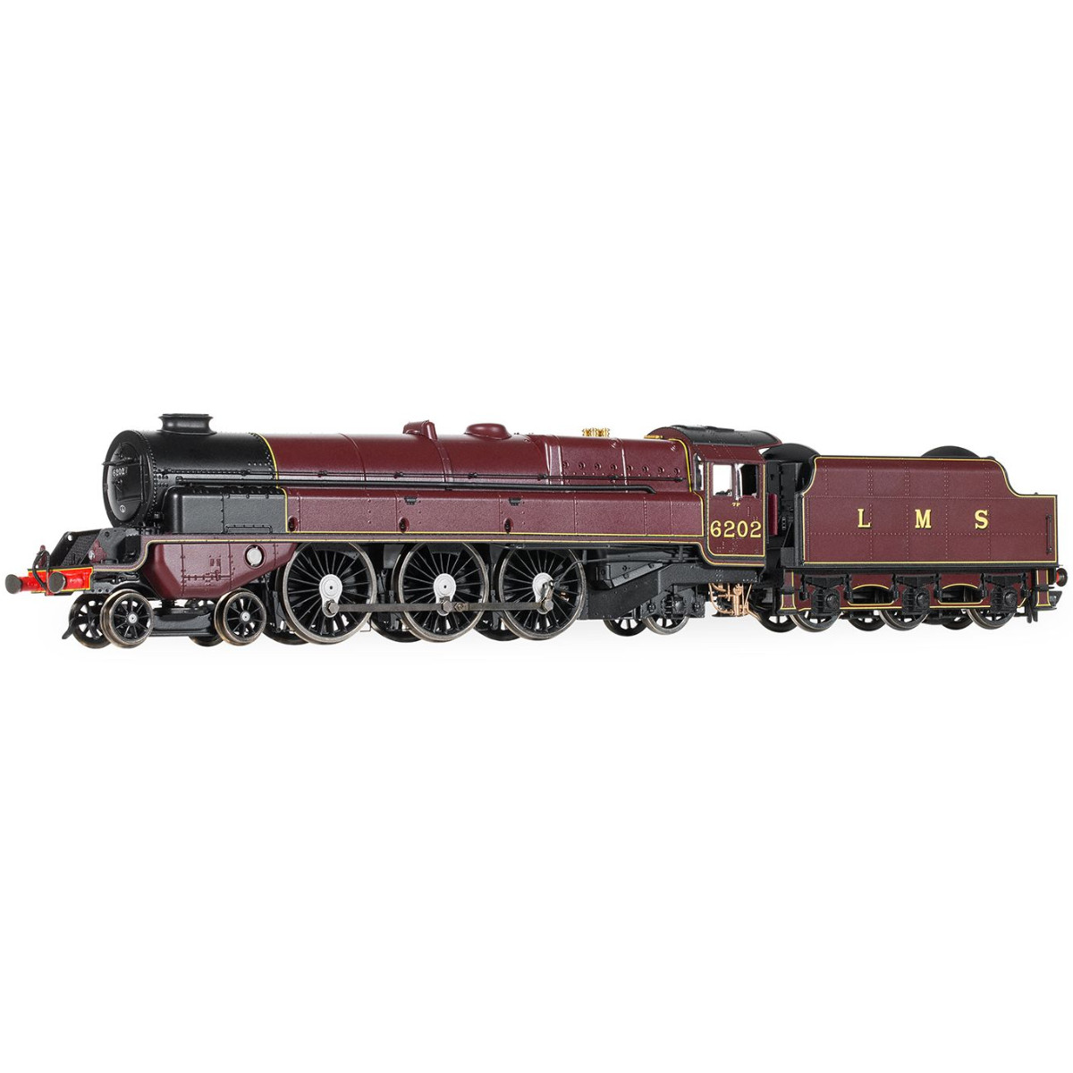 Hornby OO Gauge LMS Princess Royal Class ""Turbomotive"" 6202 R30398 Locomotive