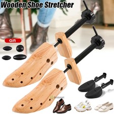 2-way Wooden Shoe Stretcher Adjustable Length  Widener Expander Size 5-13 US