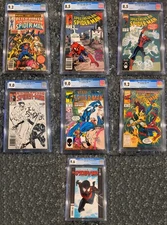 🔥 CGC Lot (7) Spider-Man Story Arc Run 80s/90s — Nightwatch, Watcher, Newsstand