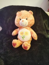 Care Bears Friend Bear Orange Flower 2003 Retired Stuffed Plush