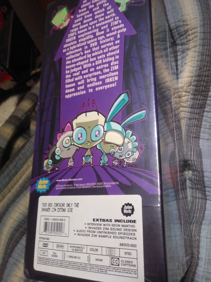 NEW OLD STOCK 2005 INVADER ZIM HOUSE SEALED WITH EXTRAS DISC SET VINTAGE - Image 4 of 4