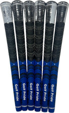 Golf Pride Decade Multi-Compound Grip Black/Blue Standard Set of 6 