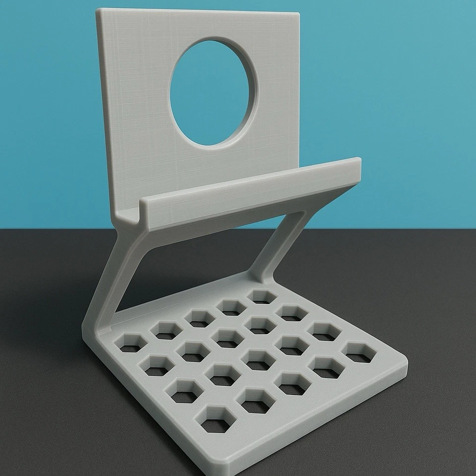 Tablet-iPad  Stand with Honeycomb Base – Multiple Colors Available - Image 2 of 4