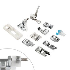 Presser Feet Kit Fit Singer Brother Janome Elna Kenmore Low Shank Machine 11PCs
